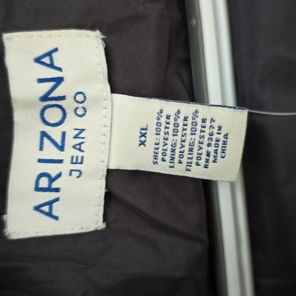 ARIZONA JEAN CO WOMEN'S BLACK JUNIORS PLUS SIZE LONG PUFFER WINTER COAT SIZE XXL - Picture 7 of 14